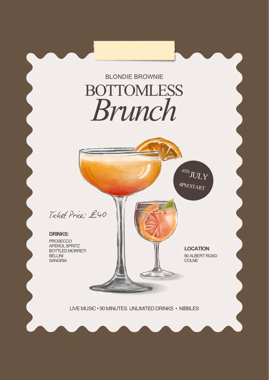 BOTTOMLESS BRUNCH 🍾